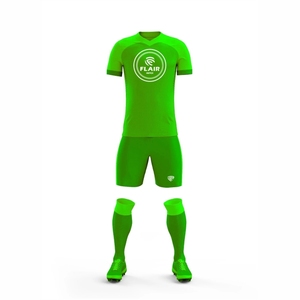 Ensembles d'uniformes de maillot de football de conception personnalisée de meilleure qualité 100% Polyester respirant confort coupe automatisée Service OEM court - Product Image 2