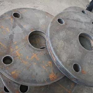 Placa Redonda de Acero al Carbono de 13 Pulgadas, 3/4 de Espesor, ASTM A36 A283 Grado C, Corte por Llama Personalizado de 1/4 para Tapa de Alcantarilla - Product Image 4