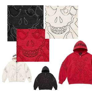 OMMiZ Yamamoto Sweat à capuche pour homme 500gsm fermeture à glissière sweats à capuche tricotés épais peignés personnalisés - Product Image 2