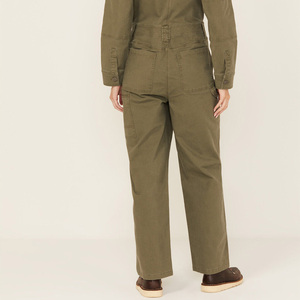 Overol DE TRABAJO PARA MUJER inspirado en la ropa de calle con bordado de impresión de logotipo personalizado Traje de protección duradero Suministro de fábrica OEM - Product Image 5