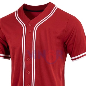 Impression de logo personnalisé sur vêtements de baseball, vêtements de softball à séchage rapide, vêtements de softball vierges pour hommes et femmes, maillot de baseball sublimé, vente en gros de maillots de baseball - Product Image 6