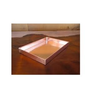 Plateau en cuivre pur le plus vendu produit indien de forme rectangulaire de taille multiple plateau en cuivre de bonne qualité Offre Spéciale produit fait main - Product Image 1