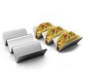 2025 vente chaude support de support de taco en acier inoxydable écologique avec plateau de positionnement sans BPA va au lave-vaisselle - Product Image 6