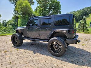2017 <span class=keywords><strong>Jeep</strong></span> Wrangler безлимитный Sahara 4x4, версия к 75-летию, турбо 1 владелец R20, подставка на крышу из алюминиевого сплава, оставлено на бездорожье - Product Image 5