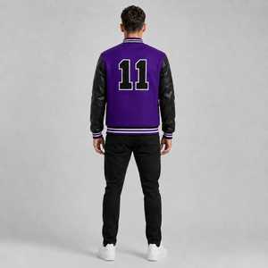 Chaqueta Varsity Personalizada al por Mayor, Fabricante de Chaquetas Letterman, Chaqueta Bomber con Bordado y Parches, Estilo Béisbol, Chaqueta Urbana Personalizada - Product Image 2
