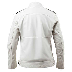 Chaqueta Bomber de Cuero para Hombre, Estilo Motero y Biker, Diseño Moderno de Invierno, con Capucha de Piel de Vaca, Proveedor - Product Image 2