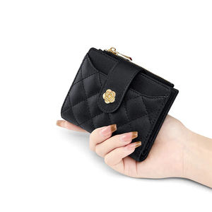 Pochette en cuir de vachette au prix de gros Concevez votre propre pochette en cuir de vachette pour femmes portefeuilles courts - Product Image 1
