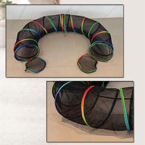 Tenda Castello per Gatti 2 in 1 con Tunnel Circolari, Recinto Esterno per Gatti, Gattini e Conigli - Product Image 4