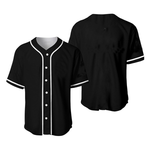 Camiseta de Béisbol Personalizada de Alta Calidad con Diseño Nuevo y Rayas Laterales para Hombre, Joven y Unisex - Product Image 1