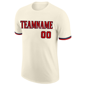 Camiseta con nombre de equipo personalizada, uniforme deportivo de poliéster con estampado de sublimación, camiseta para jugadores informales unisex, camiseta - Product Image 3