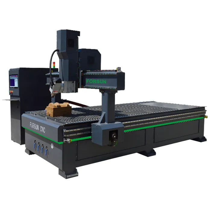 4 축 특허 제품 TJ-1220 자동 공급 다기능 3D CNC 목재 선반 가공 센터