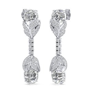 REYES Dainty Boucles d'oreilles pendantes en argent sterling 925 Boucles d'oreilles pendantes en or massif 10K 14K 18K Bijoux fins pour femmes - Product Image 1