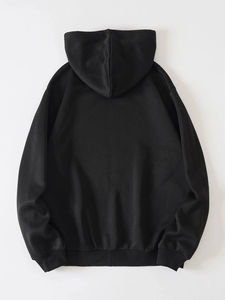 Vente en gros Nouveau sweat à capuche thermique personnalisé élégant avec capuche surdimensionnée zippée sur le visage Design strass pour la saison d'hiver avec logo - Product Image 2