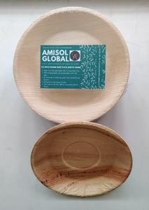 Assiette jetable ronde de qualité supérieure de 8.5 pouces, assiette à soupe en céramique durable pour la maison et le restaurant - Product Image 2