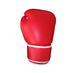 Nouveau design Gants de boxe en cuir véritable Fermeture à boucle Évacuation de l'humidité Conception complète des doigts-Gants d'entraînement Pakistan Arts martiaux - Product Image 6