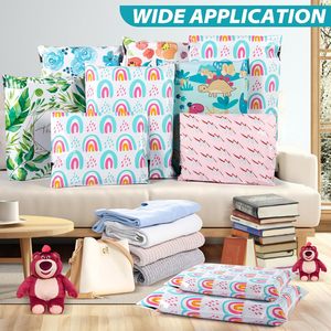 Bolsas de Poliéster para Envíos, 25x33cm, Autoadhesivas, Impermeables, Resistentes a Desgarros, Duraderas, Biodegradables, Ligeras, Color Arcoíris - Product Image 3