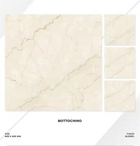 Fabricante indio Mármol Color blanco Mármol Aspecto Cerámica Porcelana pulida 600x600mm Baldosas para piso - Product Image 4