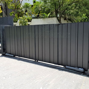 Porte coulissante motorisée en aluminium de conception de porte principale d'usine - Product Image 6