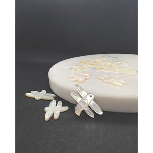 จี้รูปแมลงปอประดับมุกขาว เครื่องประดับแฟชั่น - Product Image 2