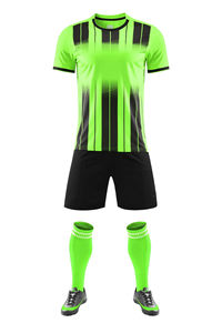 เสื้อฟุตบอลสั่งทำขายส่ง แบบระเหิดสี ระบายอากาศได้ดี แห้งเร็ว ผลิตจากผ้าโพลีเอสเตอร์/คอตตอน สำหรับการฝึกซ้อมในลีกมืออาชีพ - Product Image 3