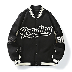 Nouvelle Arrivée VARSITY COLLEGE MEN Slim High Street Stand Front Embroidery Varsity, Fabrication de couverts sur mesure OEM ODM en gros - Product Image 1