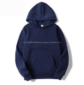 Unisex 100% Cotton Sweatshirt High Quality Winter Fleece Crew Neck Pullover with Custom Logo Embroidery Solid <b>for</b> Men <b>Women</b> - Product Image 1