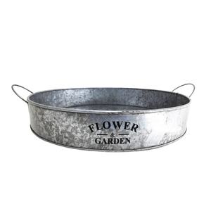 Bandejas galvanizadas para macetas y macetas de jardín, estampado de flores y pantalla de jardín, Oxodise, acabado de gran tamaño, gran oferta - Product Image 1