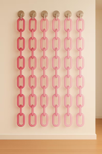 สร้อยอะคริลิคทำมือ แฟชั่นย้อนยุค สีอะคริลิคเรซิ่น ถอดออกได้ - Product Image 6