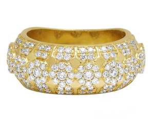 7.00กะรัตฮิปฮอป VVS เพชรโมอิสซาไนต์ทรงกลมตัดเพชรแหวนหมั้นสำหรับผู้ชาย925เงินสเตอร์ลิง - Product Image 4