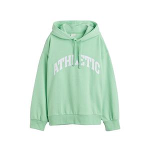 Sudadera de algodón orgánico ligera de primera calidad para mujer 100% fábrica orgánica personalizada de gran tamaño suave transpirable con capucha Terry - Product Image 1