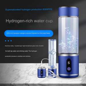 Tasse d'<span class=keywords><strong>eau</strong></span> riche en hydrogène oxygène H2 dispositif d'inhalation bouteille d'<span class=keywords><strong>eau</strong></span> SPE PEM double chambre fabricant tasse d'<span class=keywords><strong>eau</strong></span> de soins de santé - Product Image 3