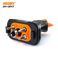 JAKEMY JM-OP17 Tournevis multifonctionnel 9-en-1 en acier CR-V, kit de réparation pour téléphones iPhone Samsung