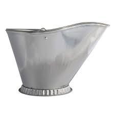 Seau à charbon en métal galvanisé avec poignée supérieure pour transporter facilement du charbon ou des cendres dans votre foyer ou votre jardin. - Product Image 2