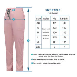 Pantalones médicos para mujer con opciones de logotipo personalizado Pantalones uniformes cómodos duraderos para uso hospitalario clínico y sanitario - Product Image 6