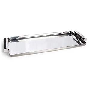 Plateau de service en acier inoxydable léger durable solide adapté aux restaurants cuisines restauration hôtels fêtes - Product Image 4