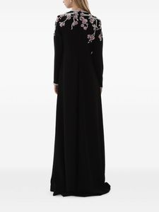 Vestido para ocasiones especiales Vestido de fiesta de noche con cuentas antiestático con cuello redondo largo Capas DE TRABAJO DE Patra Silueta recta con lentejuelas - Product Image 5