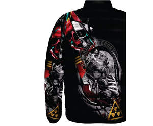 Custom Puffer Unisex Waterproof Snake Skin <b>Thick</b> Geometric Pattern Cropped Winter Quilted high quality <b>jackets</b> - Product Image 3