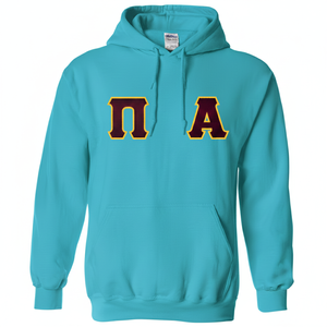 Sudadera con Apliques Personalizados al por Mayor, Logotipo Bordado con Letras Griegas, Sudadera Personalizada para Fraternidad, Diseño de Letras Griegas PIKE - Product Image 1