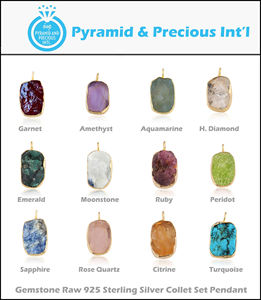 Ensemble de pinces en opale éthiopienne brute 925 argent or Vermeil pendentif collier faisant des accessoires fournisseur pendentif pierre de naissance - Product Image 3