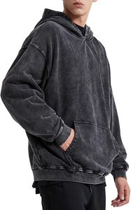 Sudaderas con cremallera de gran tamaño personalizadas Unisex, ropa de calle, jersey de moda para ropa deportiva informal, cuello con capucha liso para invierno - Product Image 4