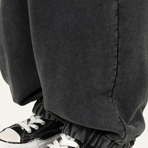 กางเกงกีฬาลำลองใส่ได้ทั้งชายและหญิงปักลายสไตล์สตรีทแวร์แนวสตรีทเทอร์รี่กรดซักได้ตามต้องการ - Product Image 6