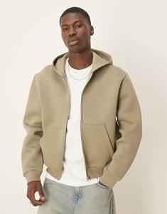 Sudadera con capucha de gran tamaño con apliques de retazos, ropa de calle pesada, jersey de estilo bordado para hombres y mujeres, venta al por mayor - Product Image 1