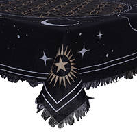 Nouveau Design Lune Phase Motif Table Couverture Autel Coton Tissu Sorcellerie Alter Tarot Tapis De Mariage Tapis De Sol Maison Mini Tapis