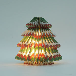 Innovativo Mini albero di natale luce notturna elegante lampada pieghevole per le vacanze presenta regali di affari promozionali regalo per la decorazione della casa - Product Image 5
