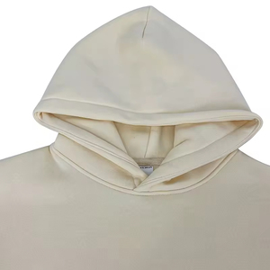 OEM ODM personalizado pulóver con capucha patrón impreso de moda tela de lana a granel invierno sudadera de los hombres de estilo callejero térmico liso - Product Image 3