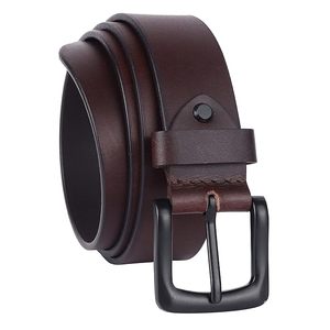 Ceinture en cuir haute résistance avec sangle large et finition tactile lisse, idéale pour une utilisation formelle et de voyage pour l'exportation mondiale - Product Image 4