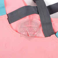 Sujetador Deportivo de Alta Calidad para Mujer, Diseño Simple con Logotipo Frontal, Transpirable, Ecológico, de Alta Sujeción, Nailon/Algodón, con Relleno Extraíble