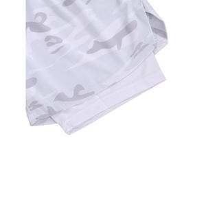 Pantalones Cortos Deportivos de Malla para Hombre, con Logotipo Personalizado, 2 en 1, Ecológicos, Impermeables, de Secado Rápido, Transpirables, con Cintura Elástica, Color Sólido - Product Image 3