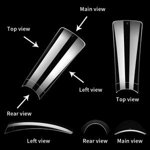 <span class=keywords><strong>Aillsa</strong></span> 500 unids/caja etiqueta privada al por mayor en forma de pies de pato anchos uñas postizas Gel acrílico puntas de uñas extensión puntas de uñas de pato - Product Image 5