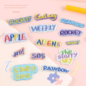 Patchs brodés de marque de conception de mode de haute qualité Badges tissés fer sur badges de broderie 3D patchs pour vêtements - Product Image 5